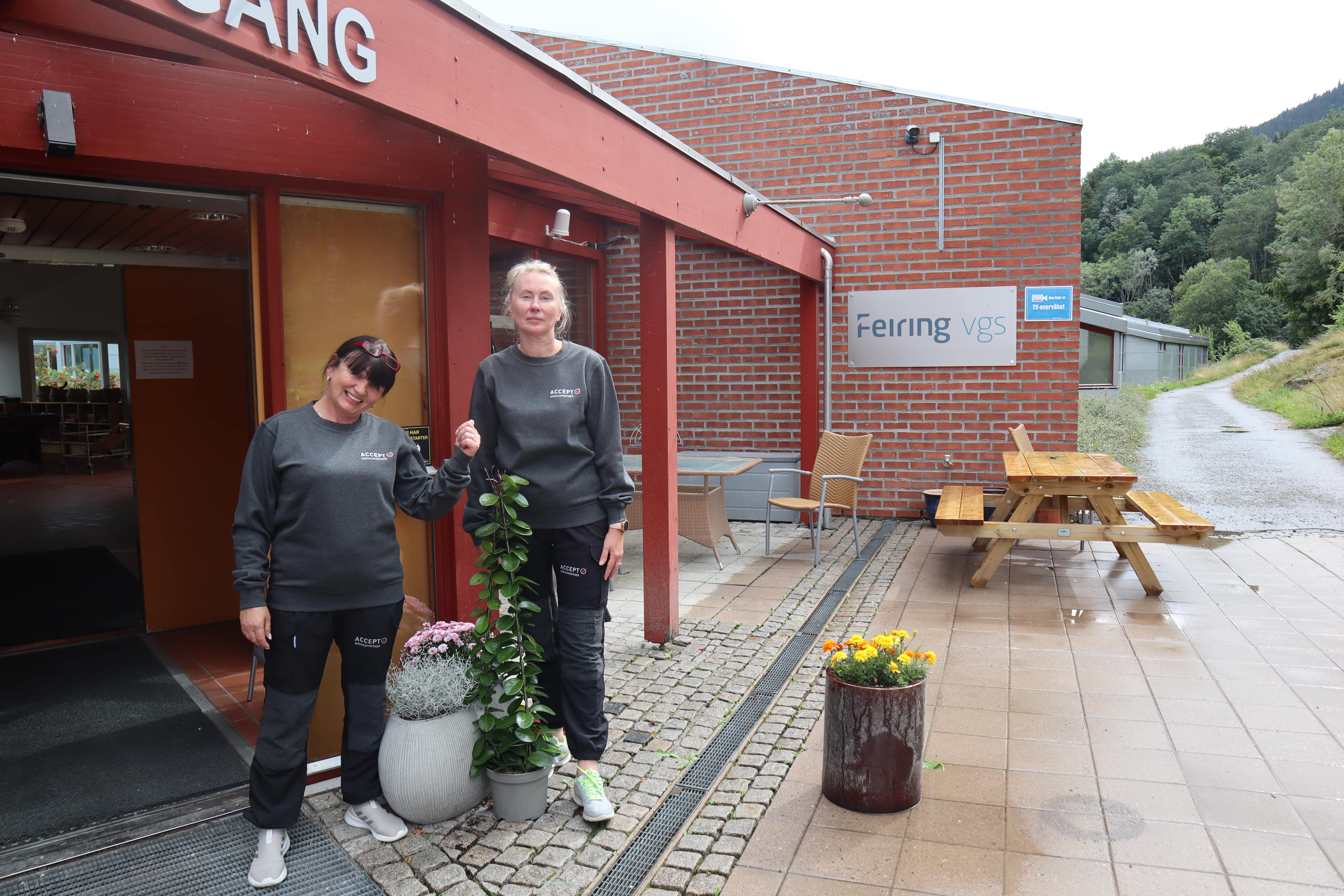 Renhold på feiring skole